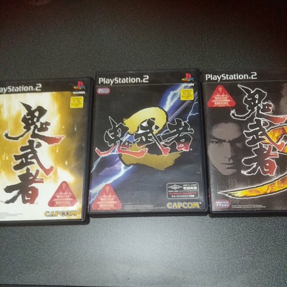 【PS2】 鬼武者。鬼武者2。鬼武者3