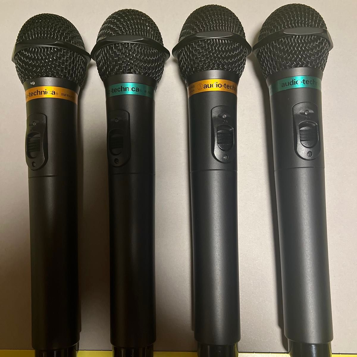 オーディオテクニカ 中古品AT-CLM700T/A/B 各二本ずつ四本セット audio-technica AT-CLM700T/A/B中古品各2本4本セット(audio