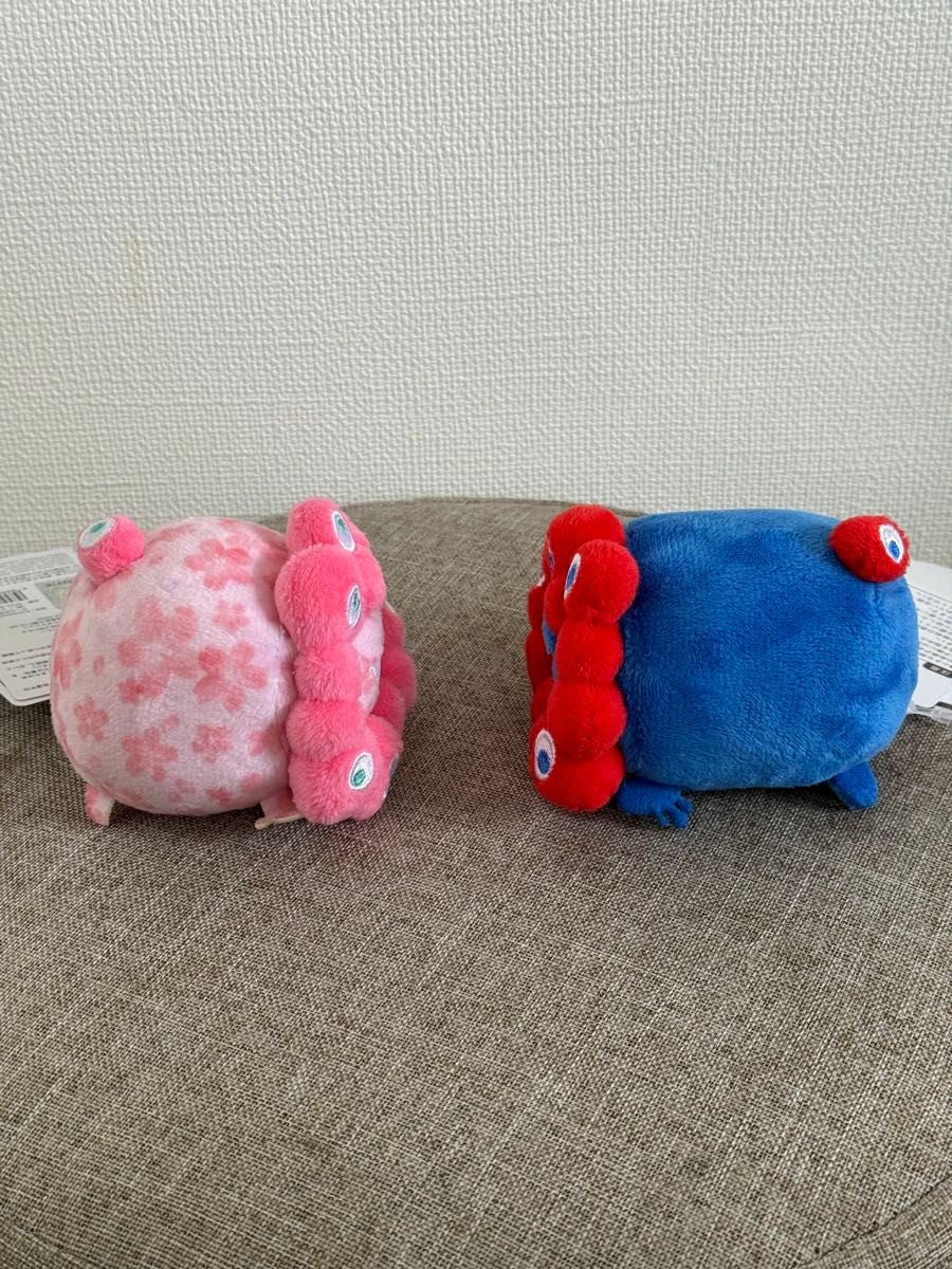 ミャクミャク ロールお手玉マスコット ピンク&ノーマル 関西万博 桜 ミャクミャク ロールお手玉マスコット ピンク&ノーマル 関西万博