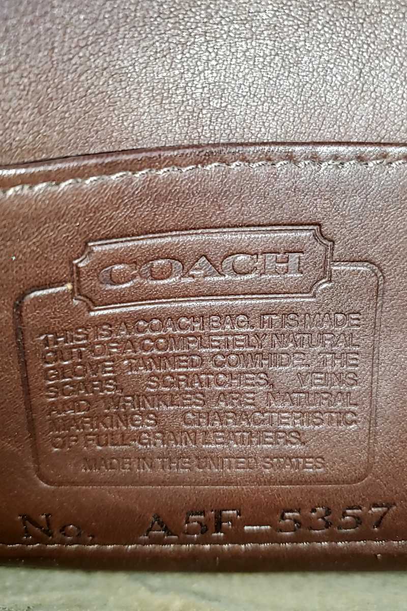 370 ～90s アメリカ製 オールドコーチ OLD COACH ビジネスバッグ No