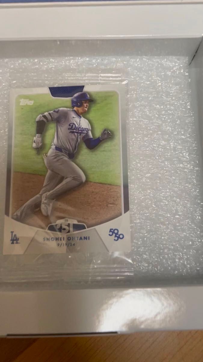 大谷翔平 topps 50/50トレーディングカード SSP SB#51 希少カード