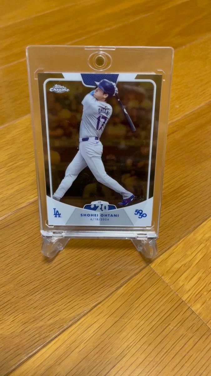☆イベント値引き価格☆ 50枚限定 大谷翔平 Toppsゴールドパラレルカード 50/50 シリアル入り