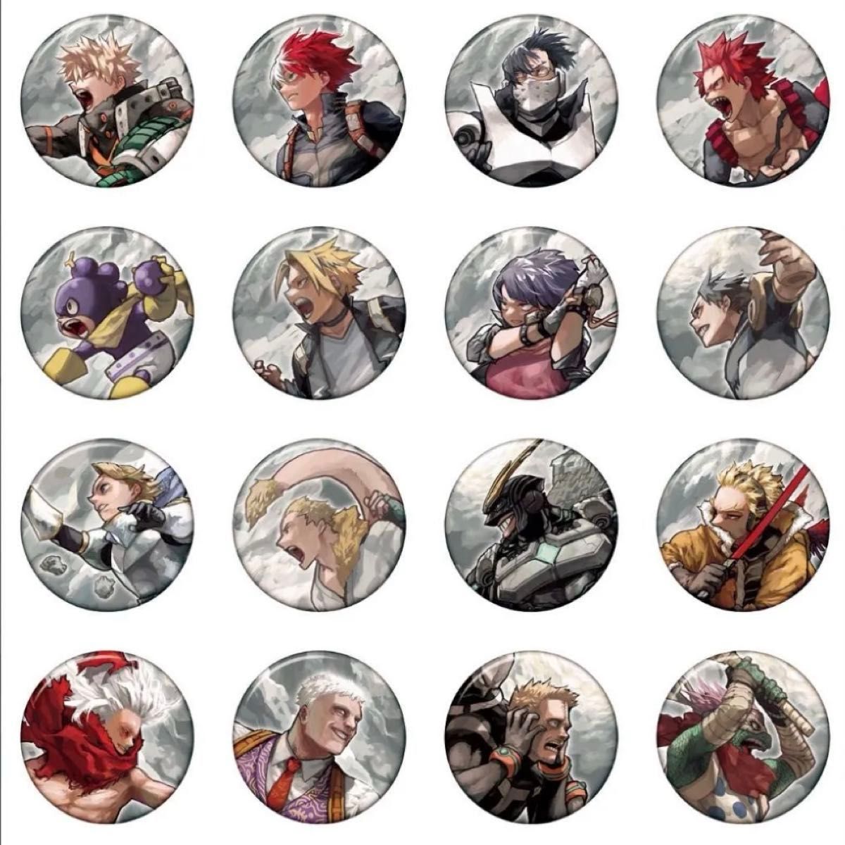 ヒロアカ 原画展 コレクション缶バッジ 全種セット ヒロアカ原画展 コレクション缶バッジ 全種セット(全32種入り