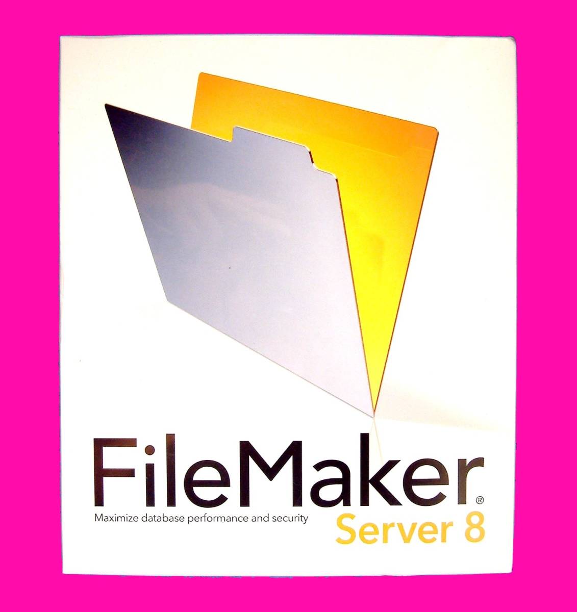 [2990]FileMaker Server 8 нераспечатанный товар обе для (Windows,Macintosh,MacOS X) файл производитель сервер база даннных Database soft сервер 