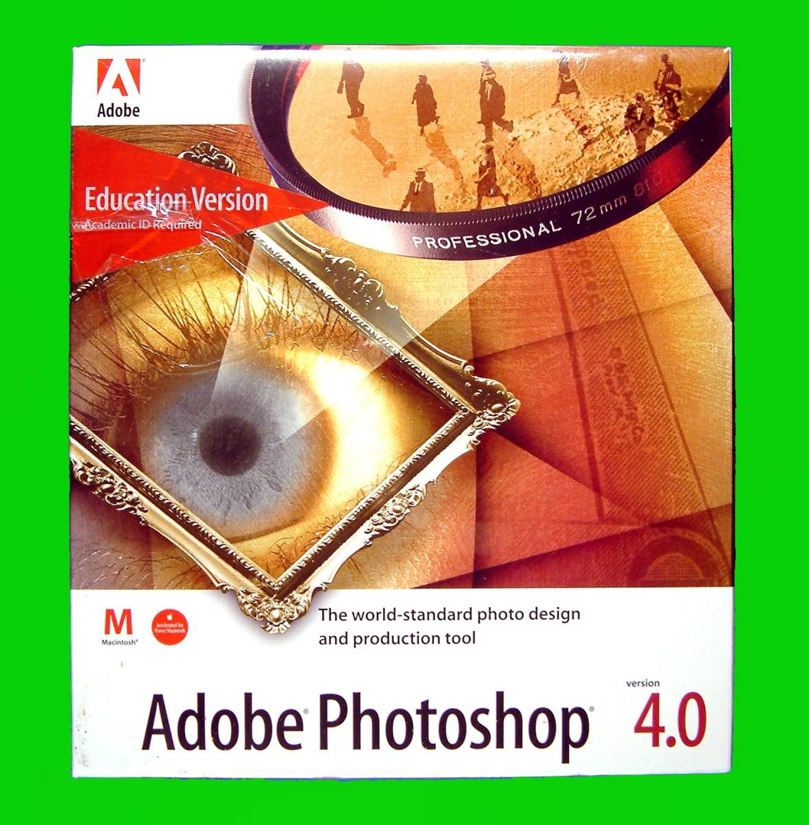 卸売 【3185】 Adobe Photoshop 4.0 for Mac Education English 未開封