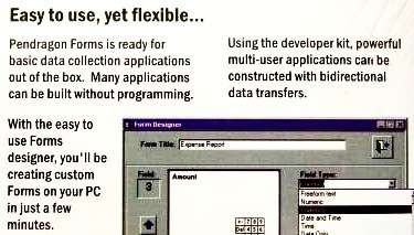 【1278】 Pendragon Forms version 1.2 未開封 ペンドラゴン フォーム 3Com PalmPilot用データ収集システム(data collection systems) 作成_画像3