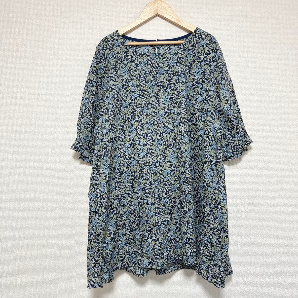 美品】AL DI LA アルディラ 花柄 シャツ ブラウス 2XL｜Yahoo!フリマ 