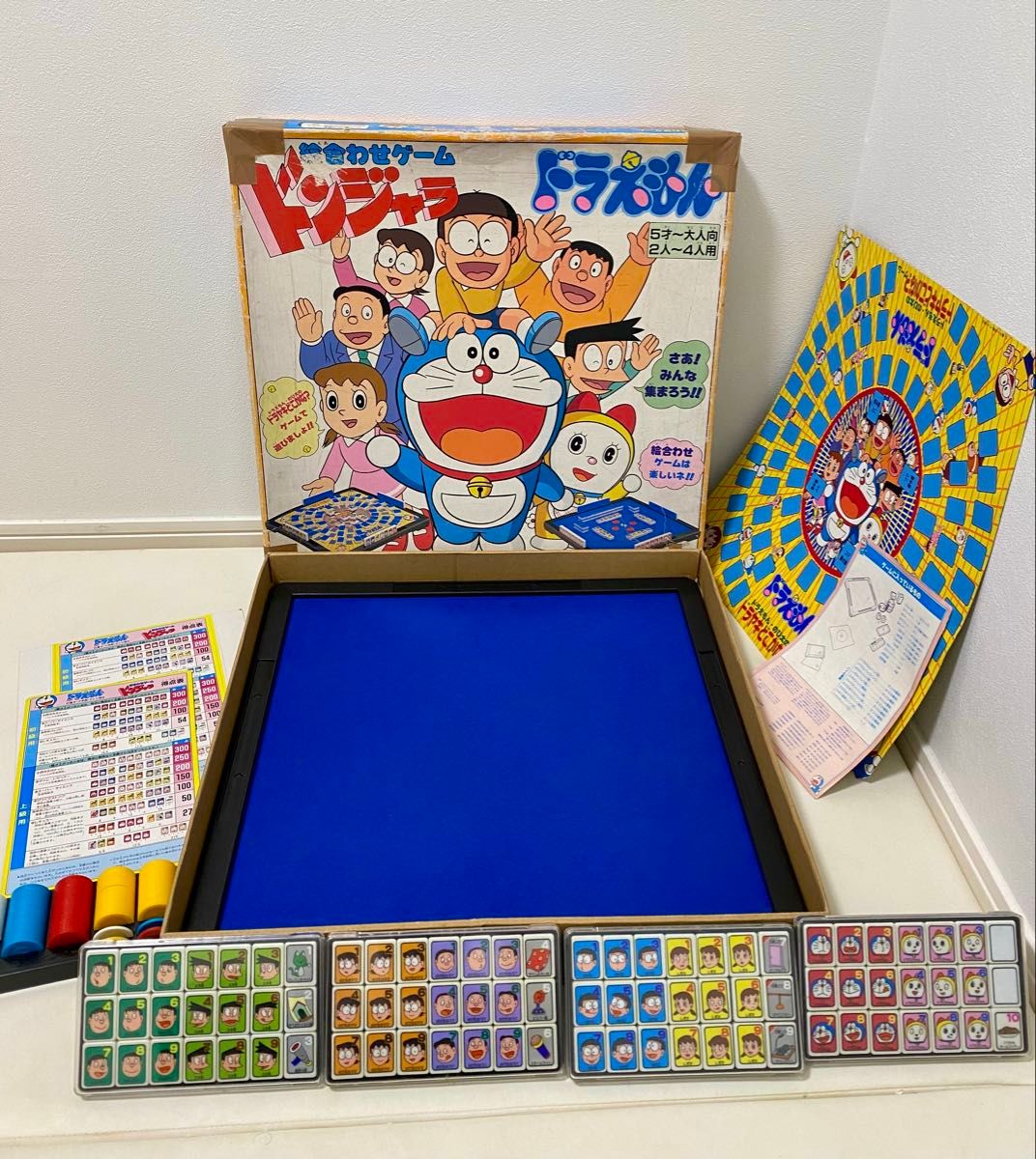 【希少】ドラえもん ドンジャラ 絵合わせゲームドラえもん★昭和★ 希少】ドラえもん ドンジャラ 昭和レトロ 絵合わせゲーム ボード