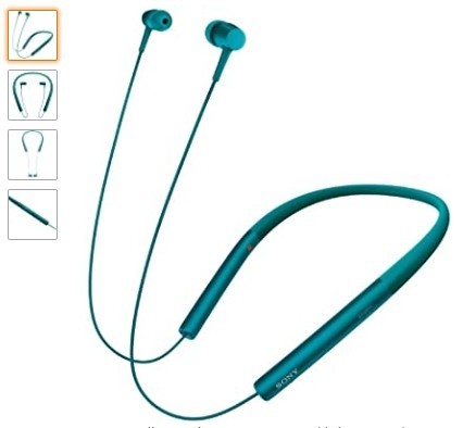 ソニー SONY WIRELESS EARPHONES h.ear in Wireless MDR-EX750BT : Bluetooth/HI-RES ;O,P*,OKE BEGILIAN BLUE MDR-EX750BT L