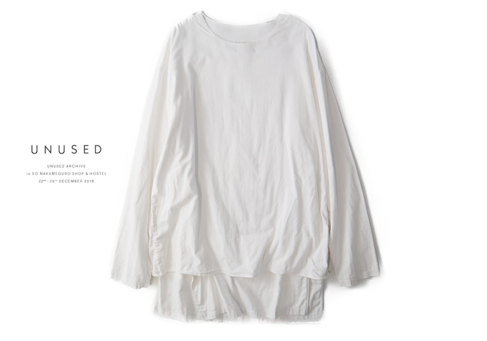 古典 プルオーバー カットソー シャツ ヘムデザイン コットン100% 定価
