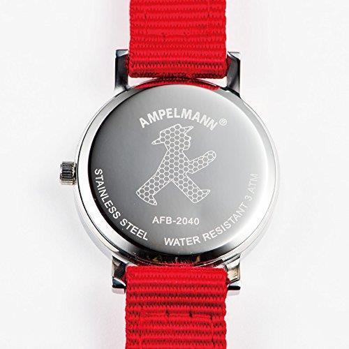 アンペルマン AMPELMANN レディース 腕時計　レッド AFB-2040-26