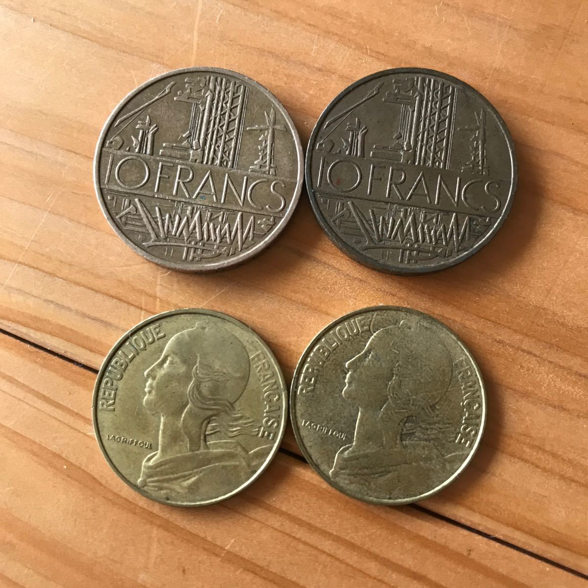 PayPayフリマ｜フラン コイン フランス 旧硬貨 フラン硬貨