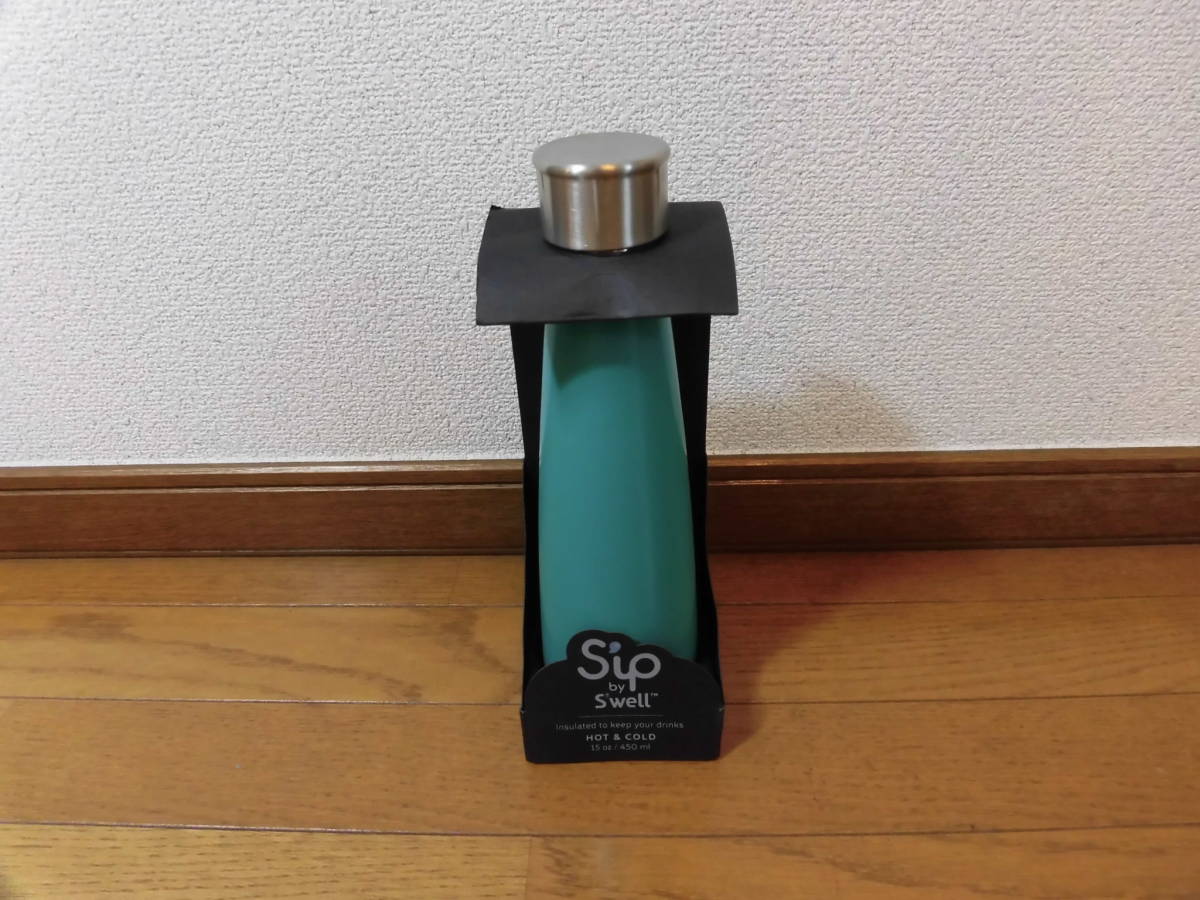 ★【新品】 Sip Swell スウェル ボトル 水筒 タンブラー グリーン 15oz 450ml jelly bean green★_画像1