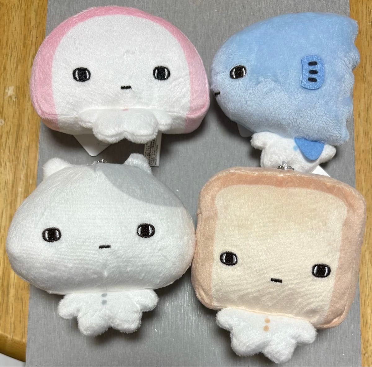 ❤4種コンプリート❤きょむきょむ生活 ボールチェーン付きぬいぐるみ きょむきょむ生活 ボールチェーン付きぬいぐるみ 4種 コンプ
