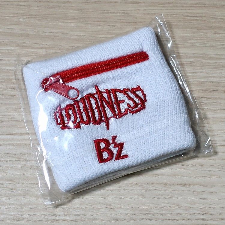 ■B'z✕LOUDNESS コラボリストバンド リストバンドポーチ(白) B'z × LOUDNESS コラボグッズ