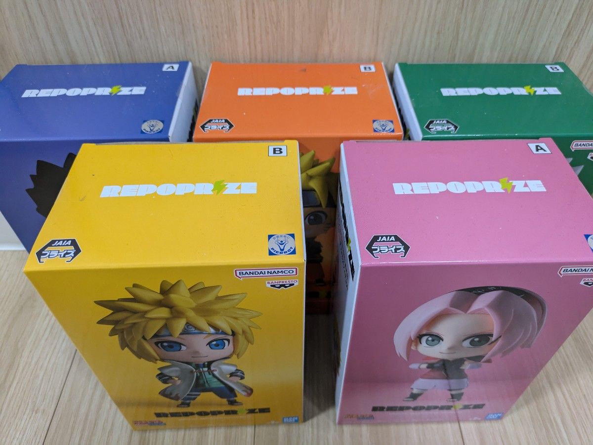 【新品・未開封品】ナルトREPOP RZE フィギュア5体セット 新品・未開封品】NARUTO -ナルト- 疾風伝 REPOPRZE フィギュア 5
