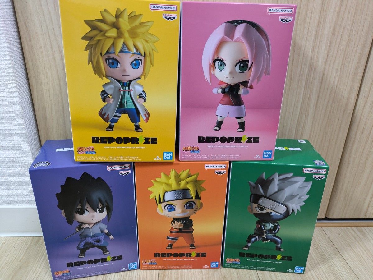 【新品・未開封品】ナルトREPOP RZE フィギュア5体セット 新品・未開封品】NARUTO -ナルト- 疾風伝 REPOPRZE フィギュア 5