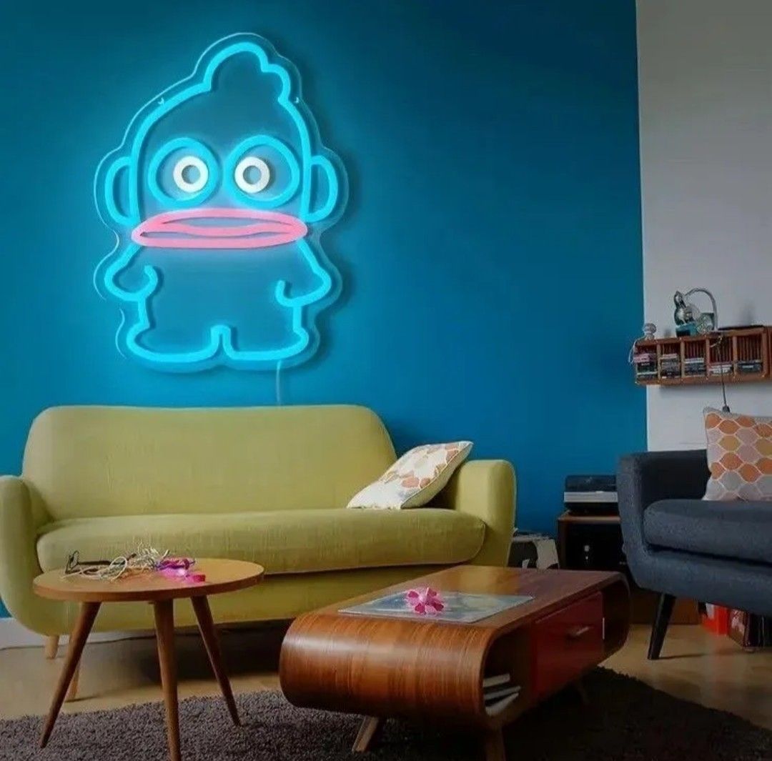 ハンギョドン ネオンサイン LED ライト 壁掛け サンリオ かわいい ネオンサイン ハンギョドン LED ライト サンリオ かわいい