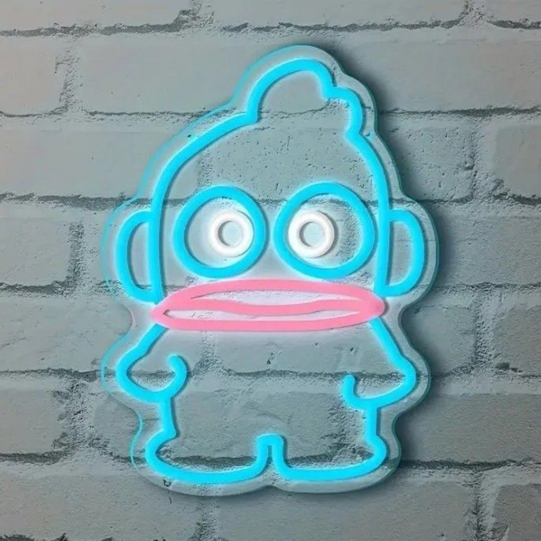 ハンギョドン ネオンサイン LED ライト 壁掛け サンリオ かわいい ネオンサイン ハンギョドン LED ライト サンリオ かわいい