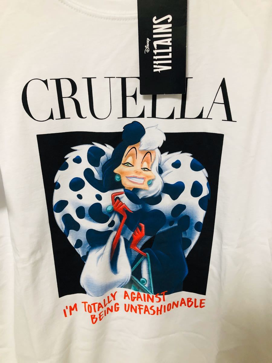 101匹わんちゃん ディズニーヴィランズ クルエラ Tシャツ 101匹わんちゃん ディズニーヴィランズ クルエラ Tシャツ