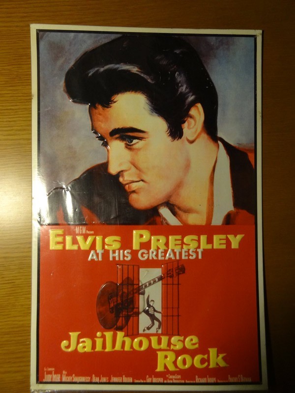 [ブリキ看板] Elvis Presley / Jailhouse Rock（ポスターtype） エルヴィス・プレスリー 監獄ロック_画像1