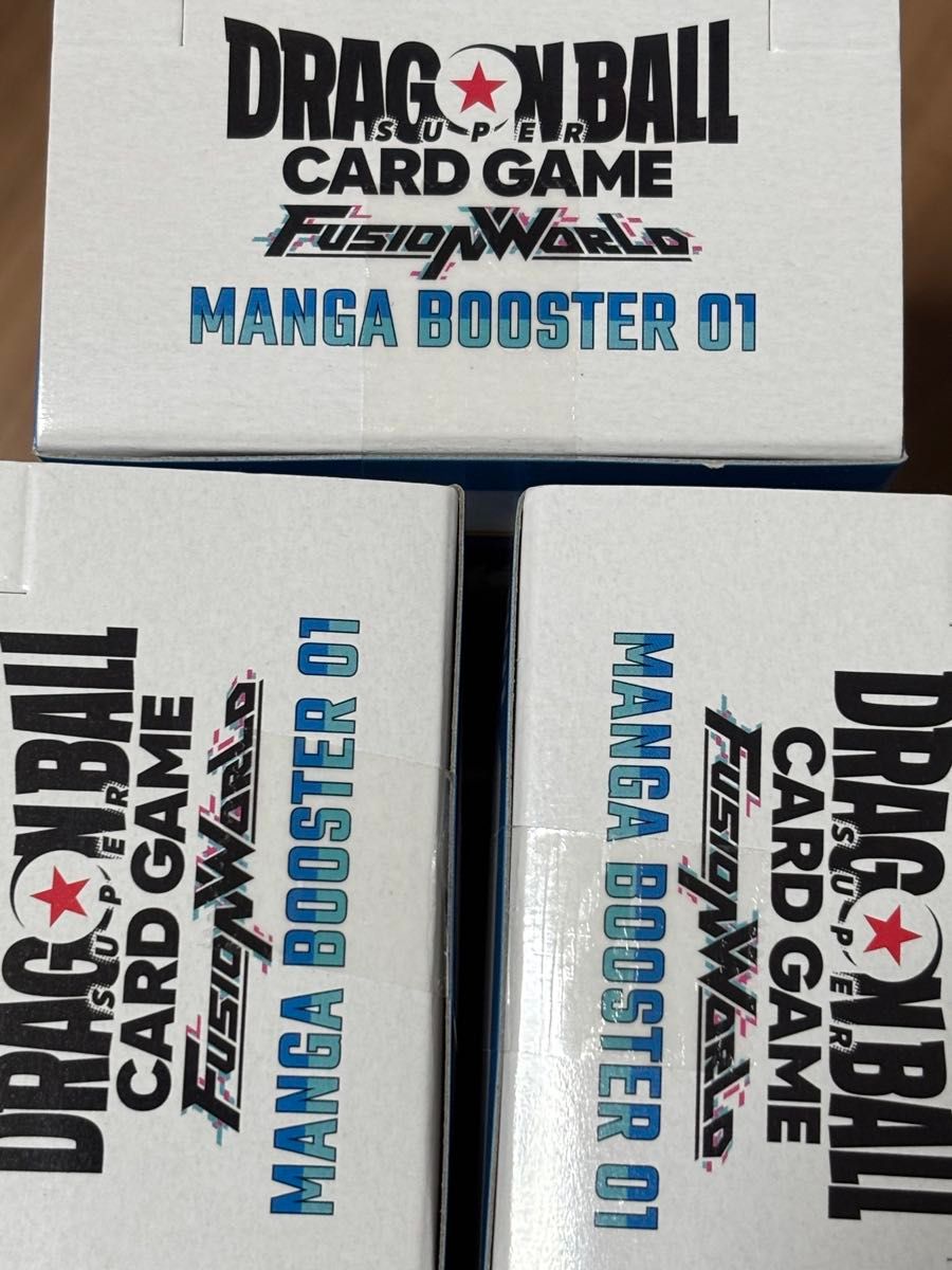 フュージョンワールド MANGA BOOSTER 01 3BOX テープ付未開封 フュージョンワールド MANGA BOOSTER 01 3BOX テープ付未開封