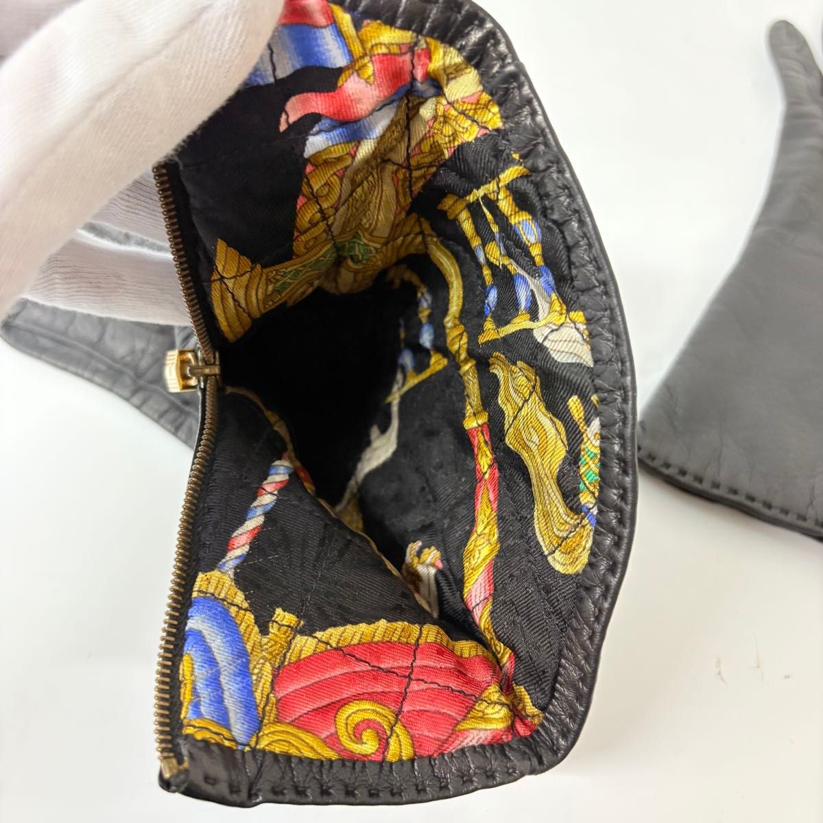 美品 HERMES エルメス シルクインレザーグローブ サイズ7 HERMES エルメス シルクイン レザー グローブ|Yahoo!フリマ(旧