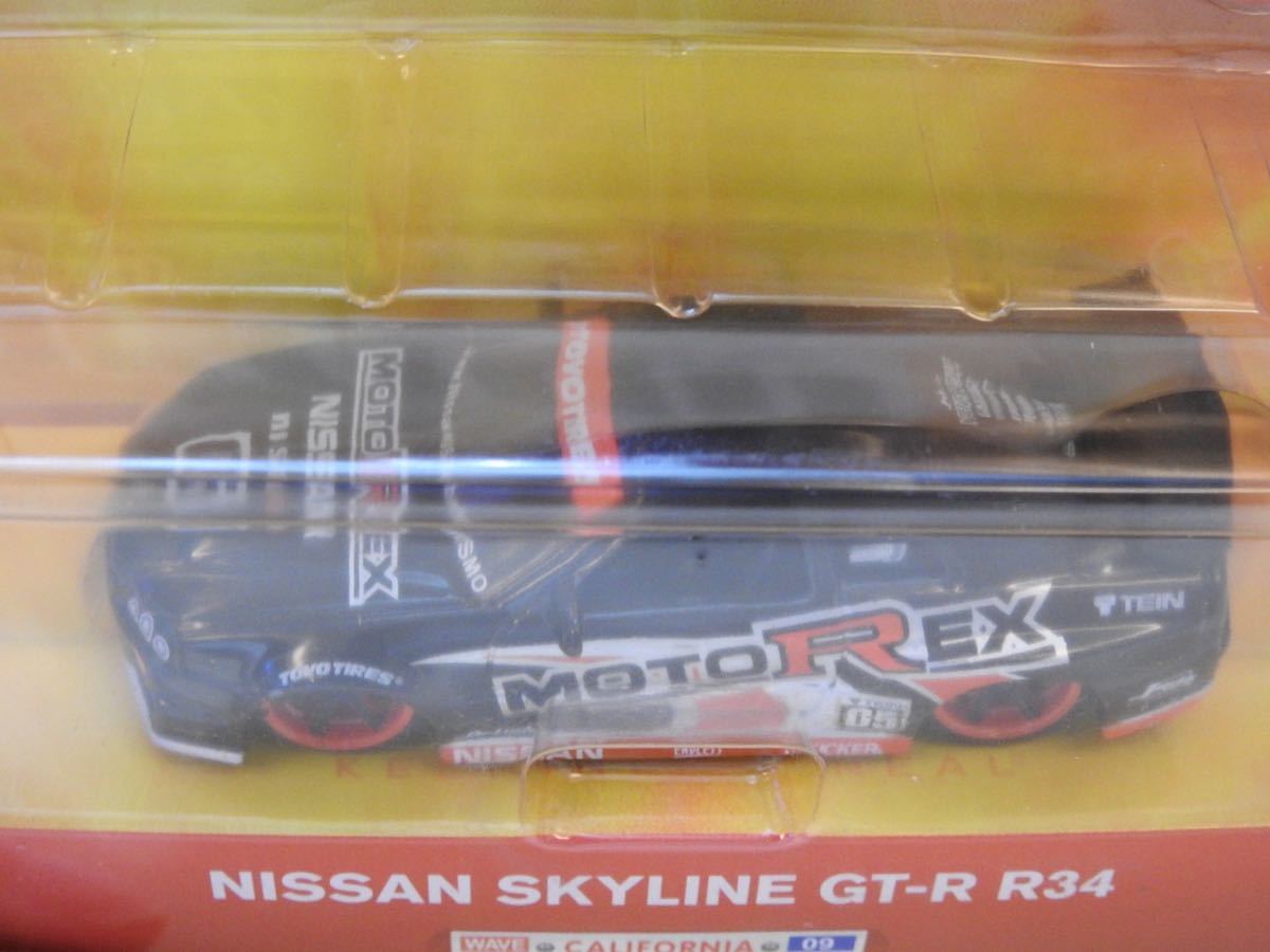 [ новый товар : нераспечатанный ]JADA Toys 1/64 Import Racer! OPTION D Ниссан Skyline GT-R R34[SKYLINE GT-R]WAVE9/087