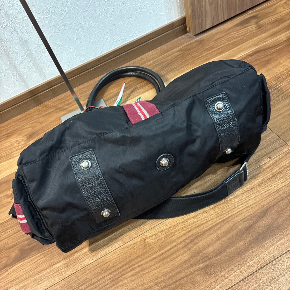 美品】Orobianco オロビアンコ ナイロン×レザー ボストンバッグ