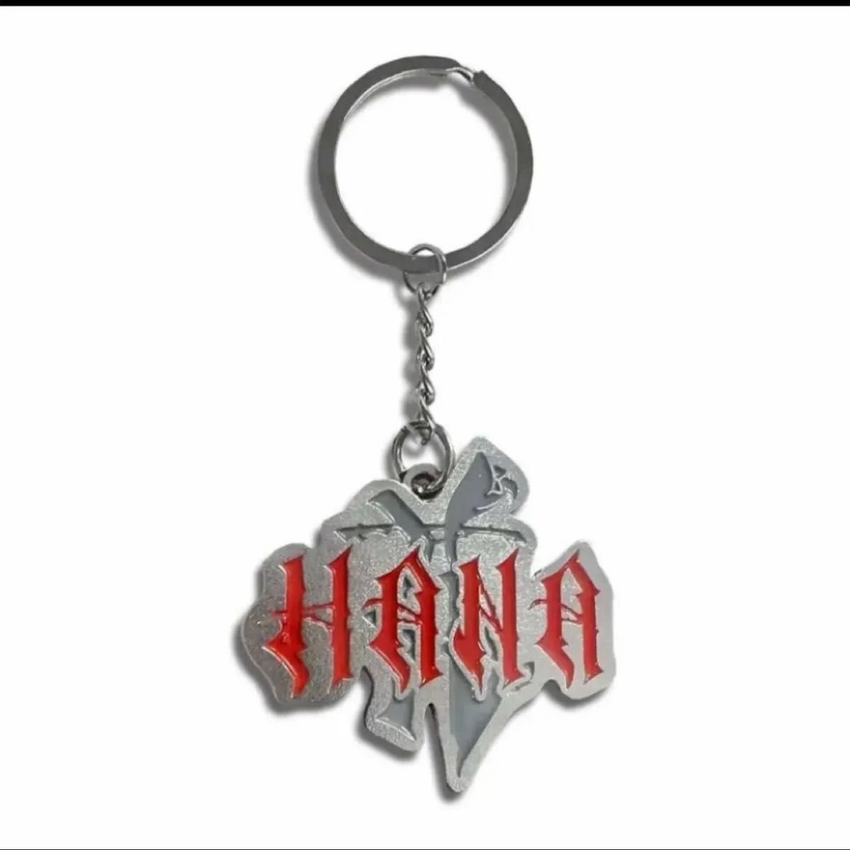 HANA ロゴフェイスタオル キーホルダー HANA ハナロゴフェイスタオル&ロゴTシャツ Lサイズ &ロゴ