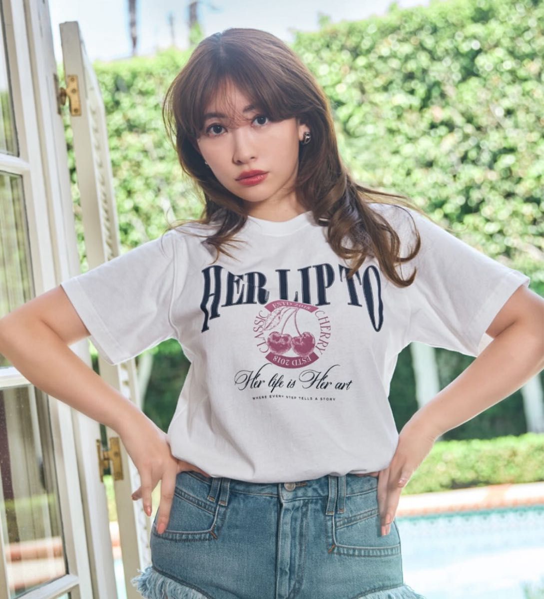 Herlipto Classic Cherry Tee ホワイト Herlipto classic cherry tee white|Yahoo!フリマ(旧PayPay