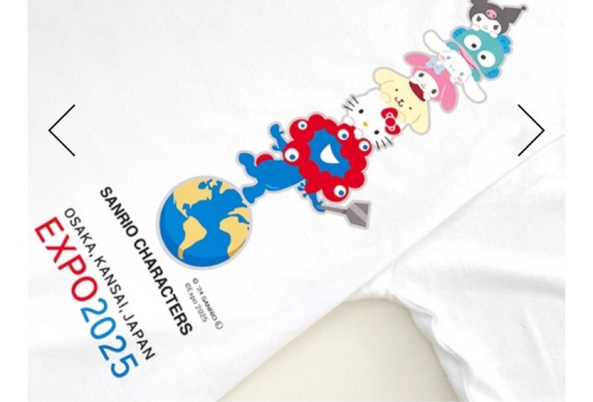 【完売品】Sサイズ ミャクミャク サンリオ コラボTシャツ 公式完売品 ミャクミャク サンリオ Tシャツ Sサイズ EXPO2025