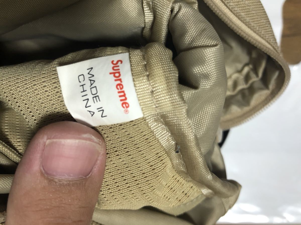 supreme 18ss ショルダーバッグ　ベージュ