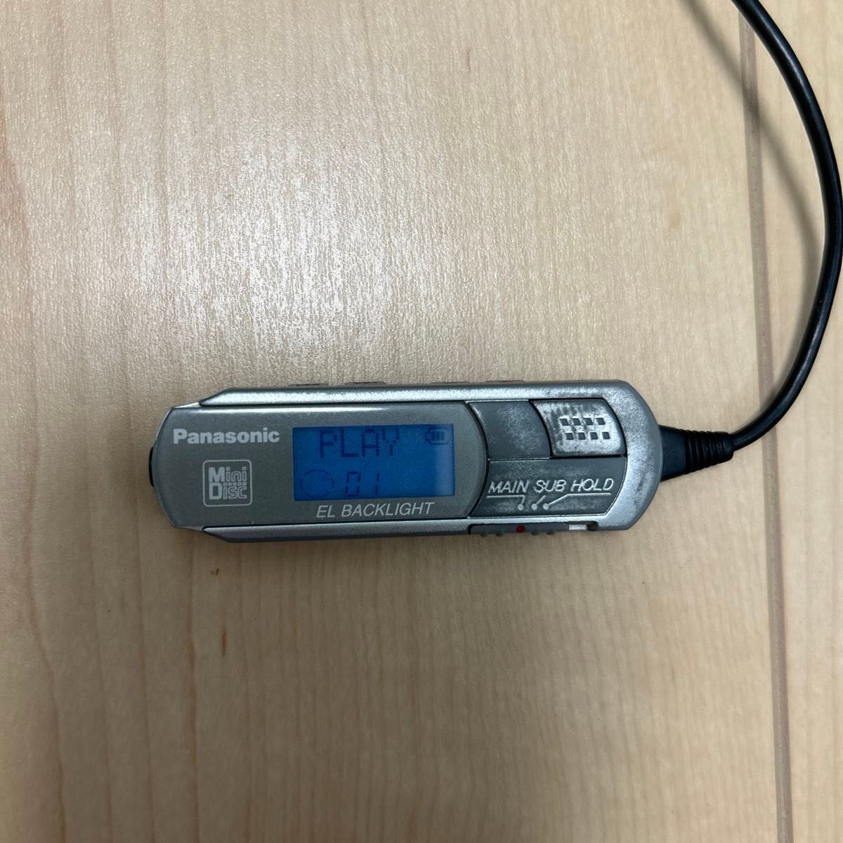 Panasonic ポータブルMDプレーヤー SJ-MJ30 MD8枚付き