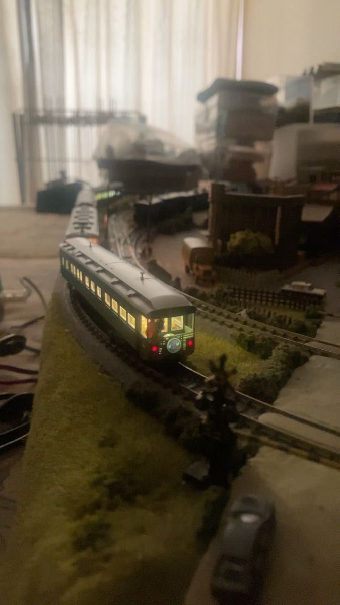 【必見青大将デッキ車両他】Nゲージ車両(T車計4両 全車室内灯付き美品)