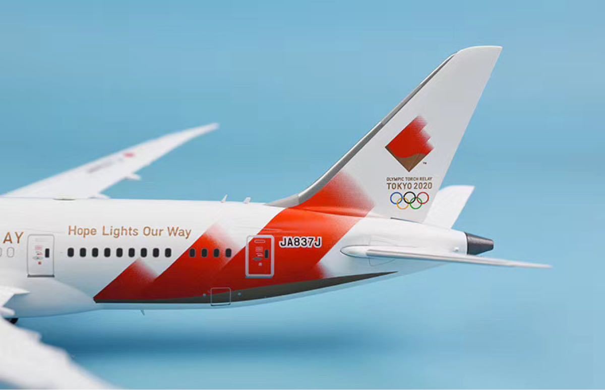 新品@JAL ANA共航 東京オリンピック聖火輸送機特別塗装ジェット1 新品@JAL ANA共航 東京オリンピック聖火輸送機特別塗装ジェット1