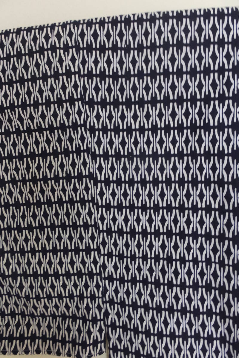  джентльмен юката темно-синий рост 170cm передний и задний (до и после) 