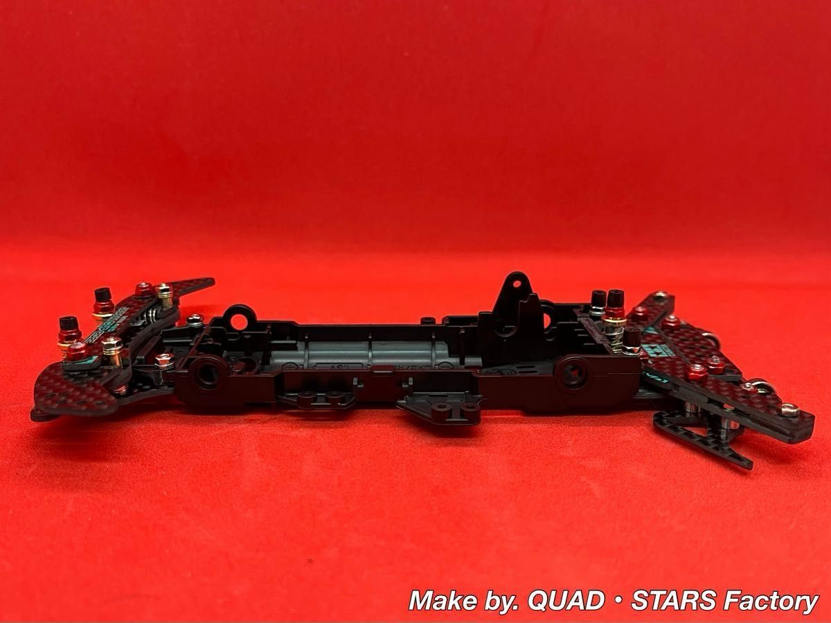 【ミニ四駆・VZ用】2軸ATピボット＋1軸リヤアンカー＋リヤスキッド　2022 ミニ四駆・VZシャーシ用】2軸ATピボットバンパー＋1軸リヤ