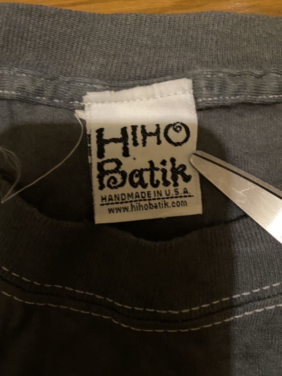 USA製 HIHO BATIK Tシャツ 緑 XL_画像3