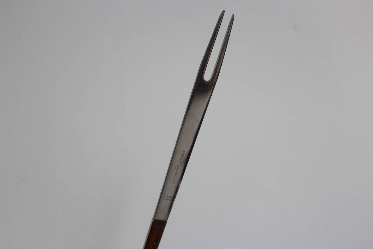 1950s rare Carl Aubock Karl o-bok Mid-century MOMA bow house Vintage fondue Fork marks lie sculpture p Roo ve