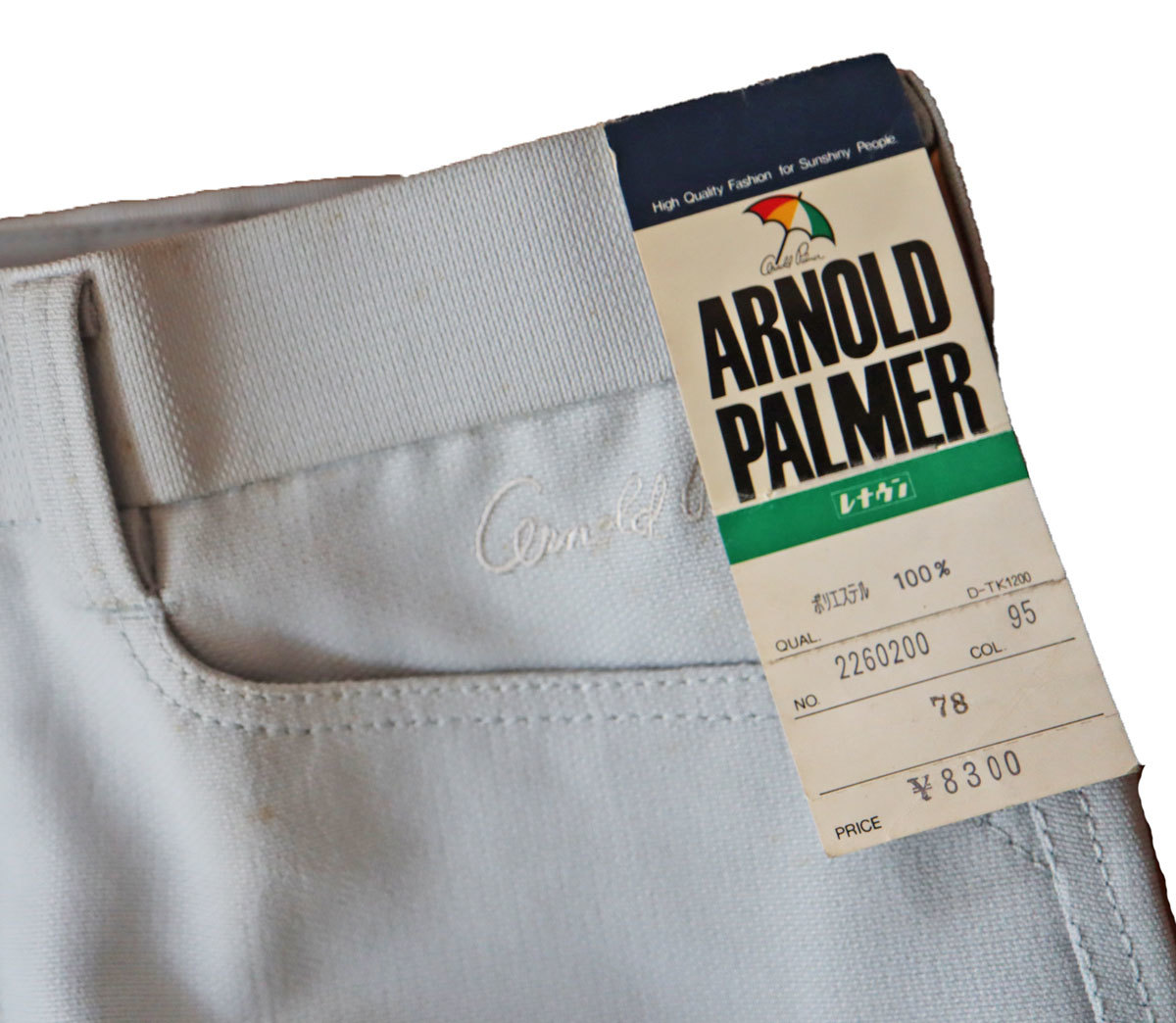rmp1560-78 Showa Retro Arnold Palmer джентльмен одежда мужской слаксы брюки низ весна осень талия 78 серый .. есть новый старый товар 