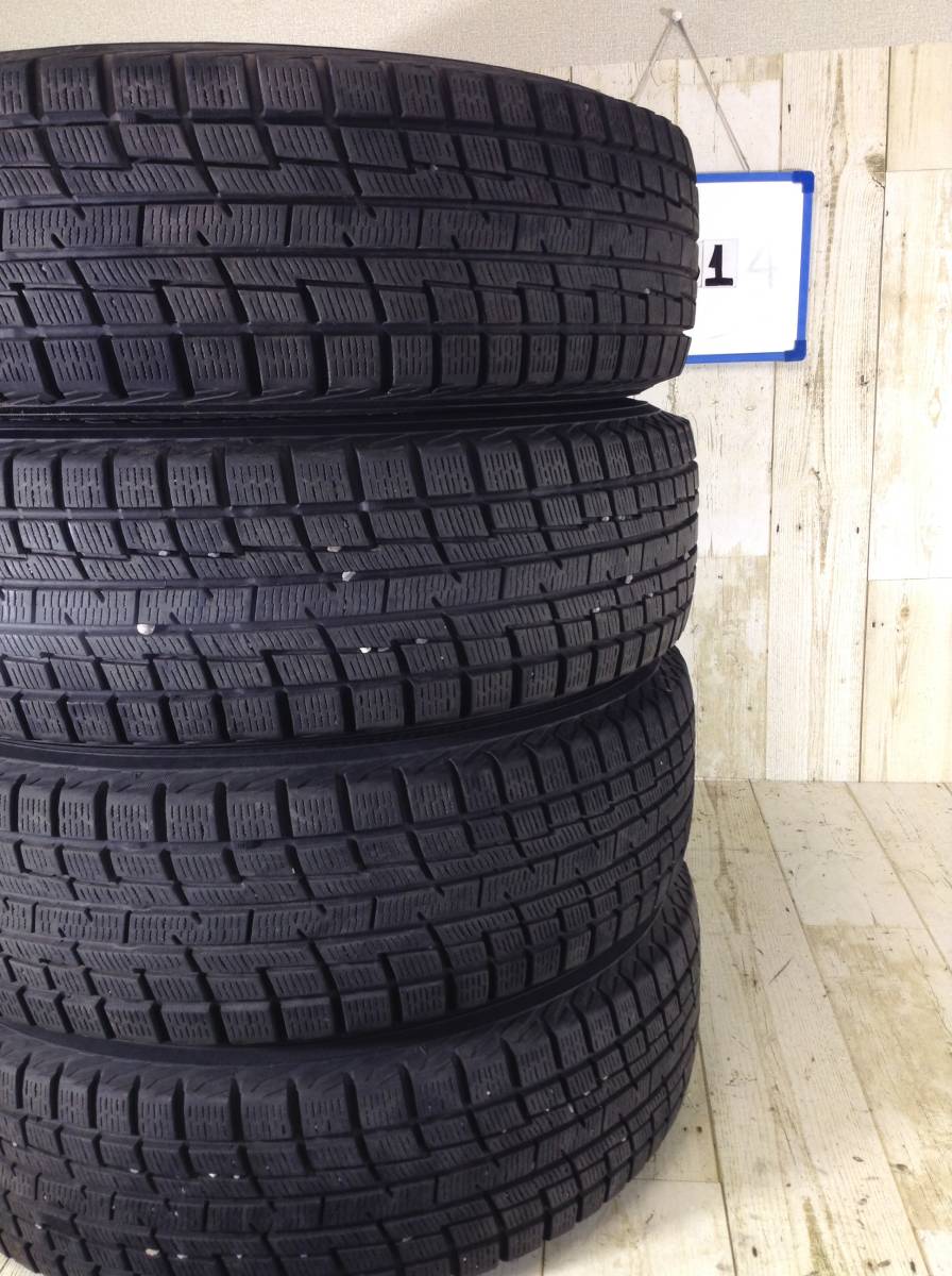 R081　タイヤホイール4本　4H/PCD100　165/70R14　4.5J　Offset +43　スタッドレスタイヤ　YOKOHAMA　ICEGUARD_画像9