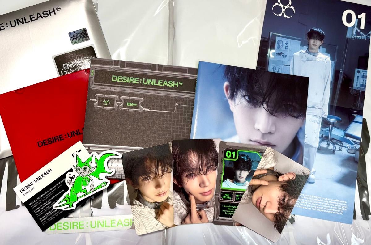 ENHYPEN ヒスン weverse特典 ENHYPEN ヒスン weverse特典 ENHYPEN DESIRE ENGENE ver ヒスン
