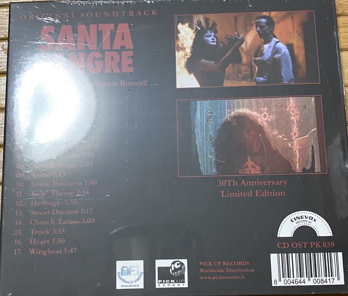 未使用シュリンク未開封 サンタサングレ サントラ 30th 記念盤 #SantaSangre #ホドロフスキー_現物