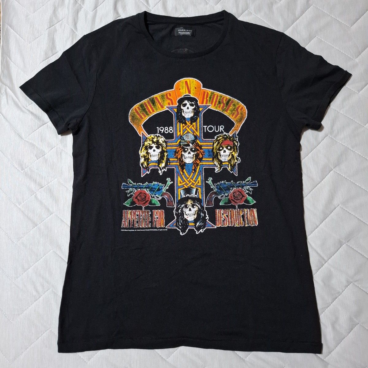 boohoo MAN★半袖 ガンズ・アンド・ローゼズ トップス Tシャツ 美品】ZARA MAN Guns N' Roses Tシャツ|Yahoo!フリマ(旧PayPay