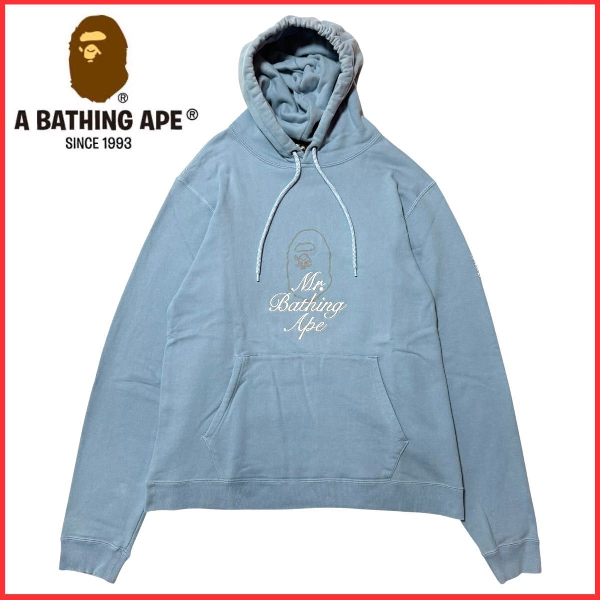 A BATHING APE ワッペンパーカー Lサイズ Bape エイプ A BATHING APE ワッペンパーカー Lサイズ Bape エイプ(A