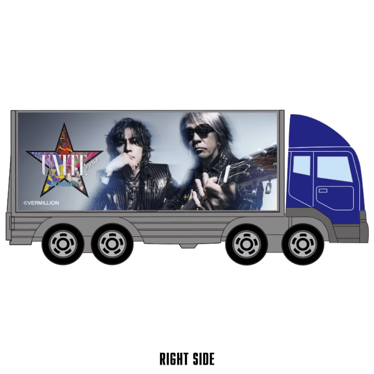 復刻ツアートラック B'z juice 2000 ツアトラ ミニカー 新品 B'z Unite #2 ツアートラック ビーズ ツアトラ グッズ
