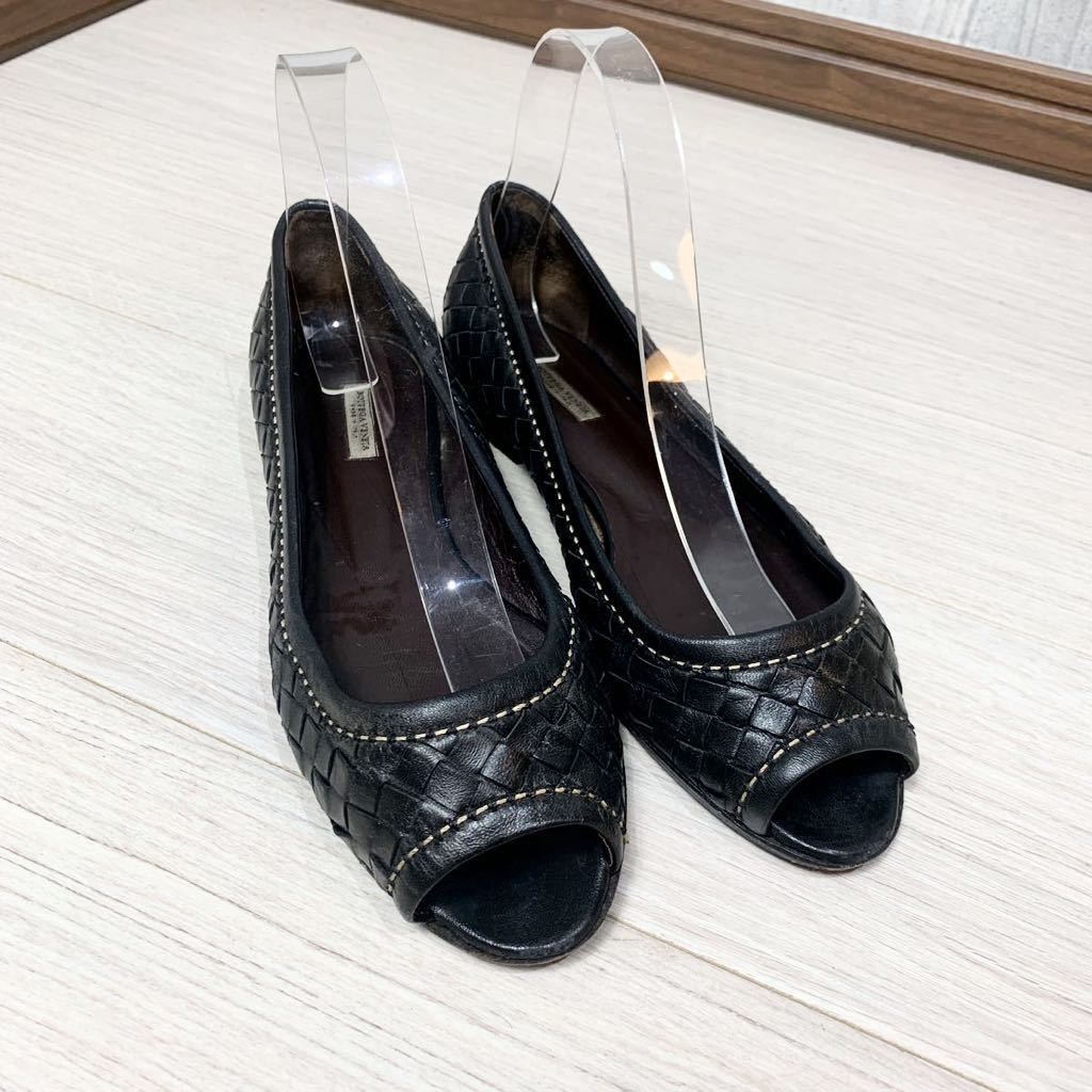 BOTTEGA VENETA ボッテガヴェネタ　レディース　レザー　フラットシューズ　サンダル　靴　37.5 23.5cm_画像1