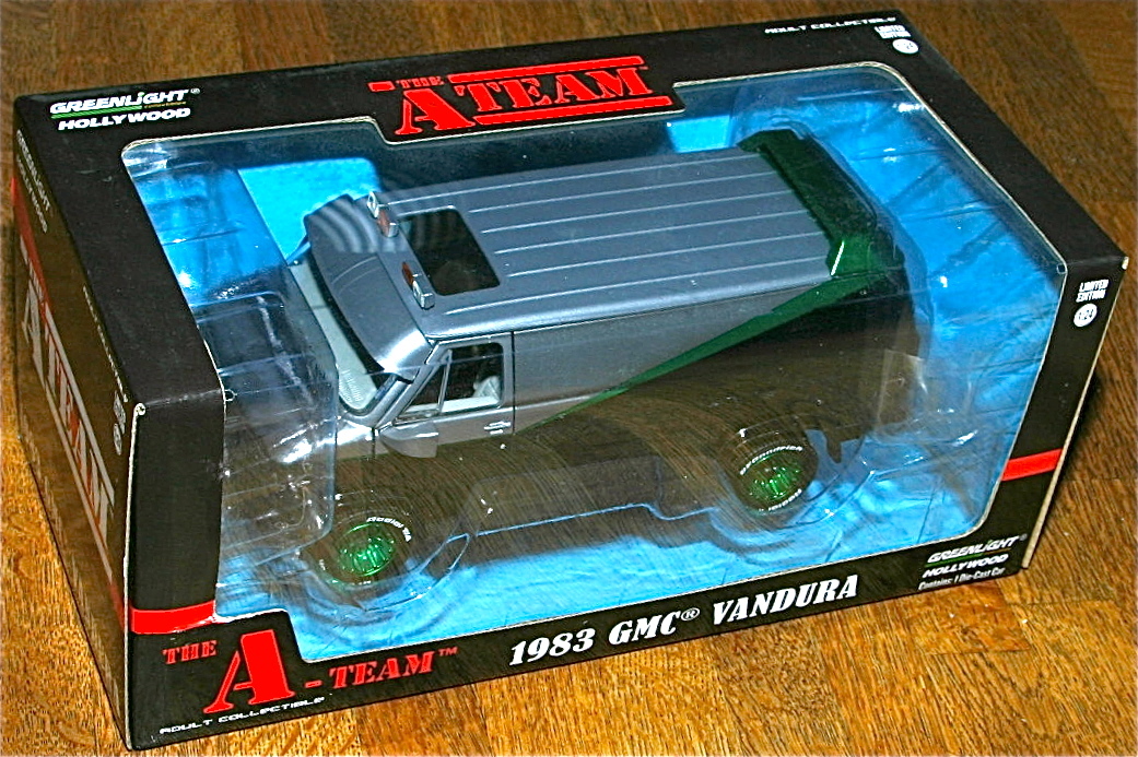 Greenlight 特攻野郎 Aチーム 1/24 1983 GMC Vandura Van The A Team バンデューラ バン グリーンマシーン グリーンライト Chase_画像1