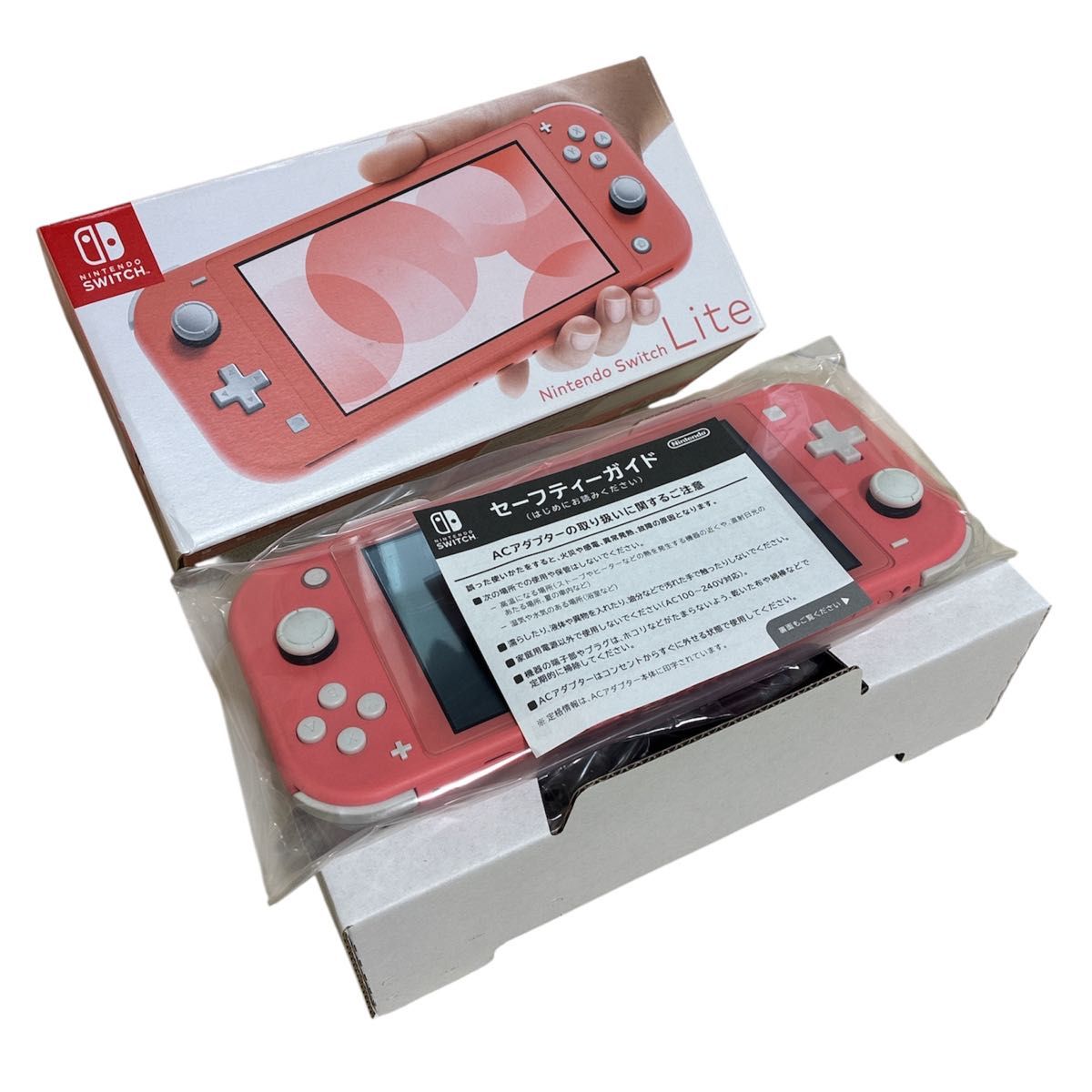 おまけ付きNintendo Switch Lite コーラル 本体 アダプター Nintendo Switch Light コーラル ピンク 美品|Yahoo!フリマ(旧